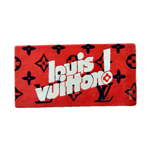 Louis Vuitton Red Rug by WeRugz