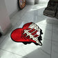 Skull Heart Rug by WeRugz