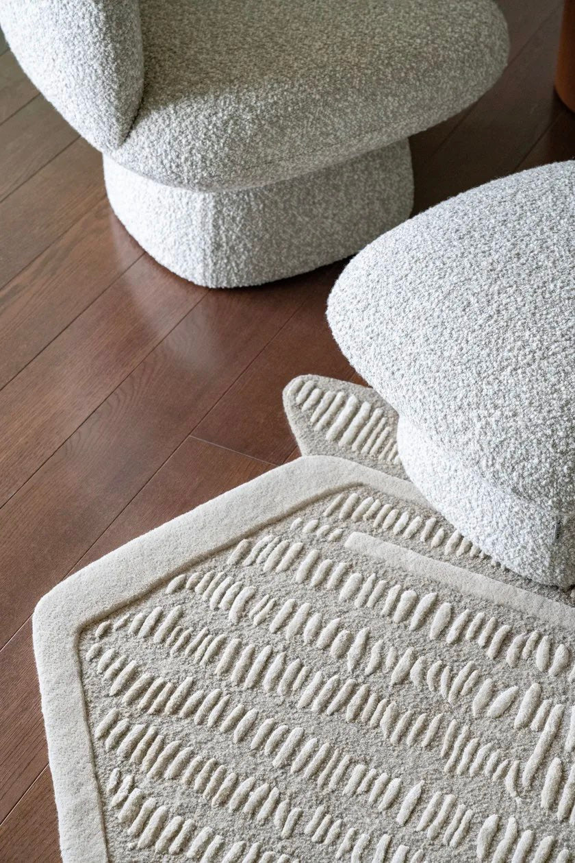 Subtle Sand Tufted Rug