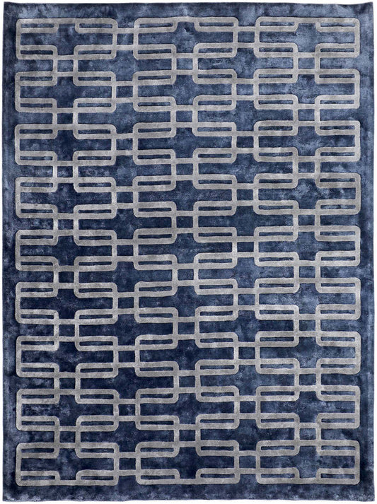 Blue Vector Rug