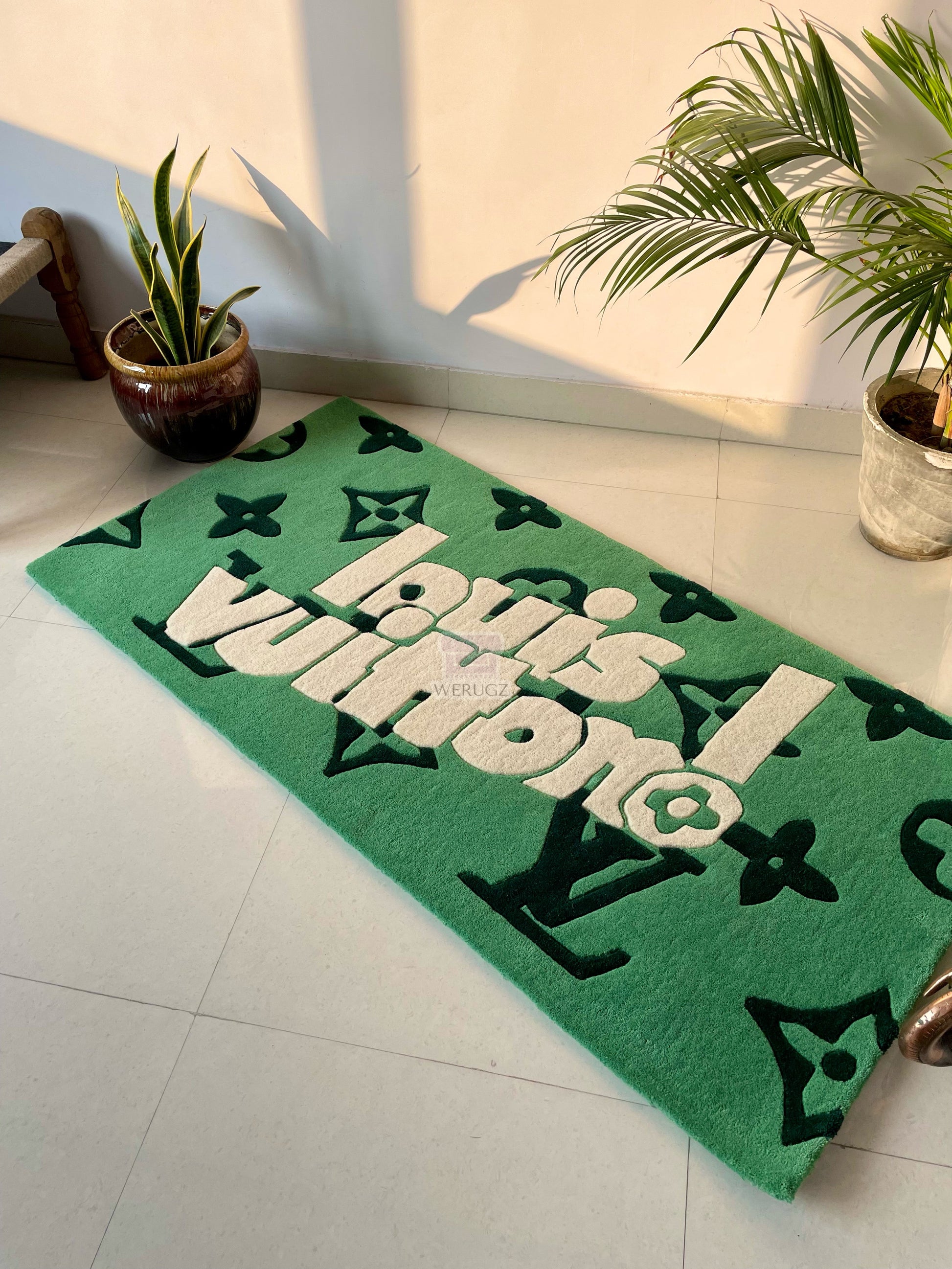 Louis Vuitton LV Green Rug WeRugz – WeRugz Global