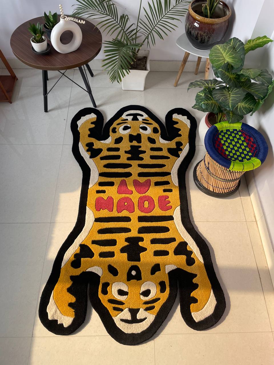 LV Made Tiger Rug / Handmade Rug -  Australia