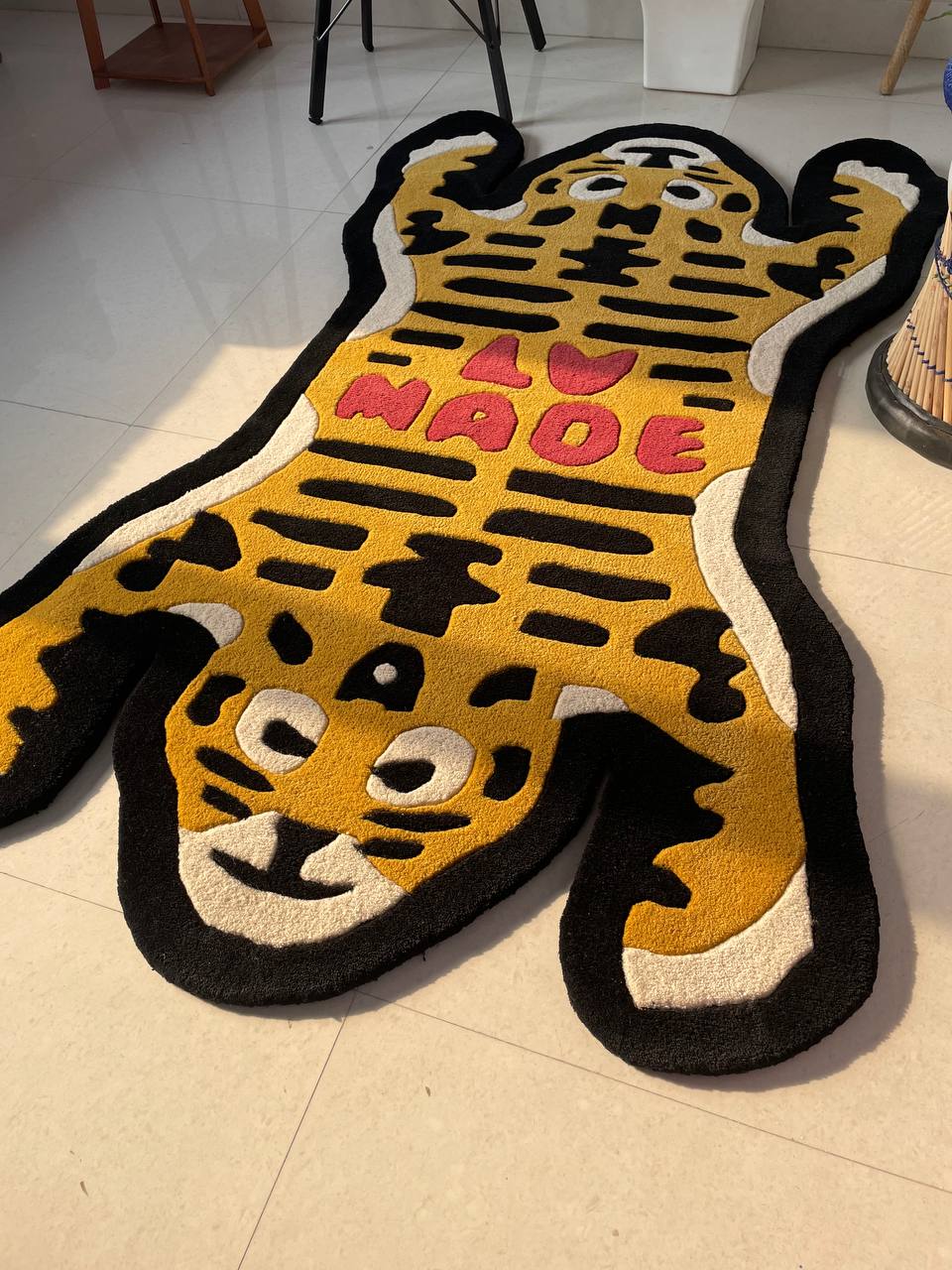 LV Made Tiger Rug / Handmade Rug -  Australia