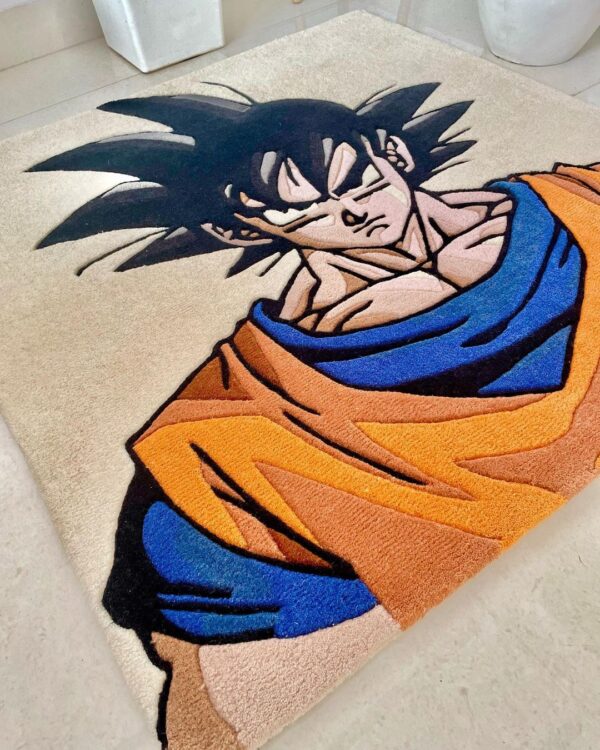 Goku Portrait Rug by WeRugz - Image 6