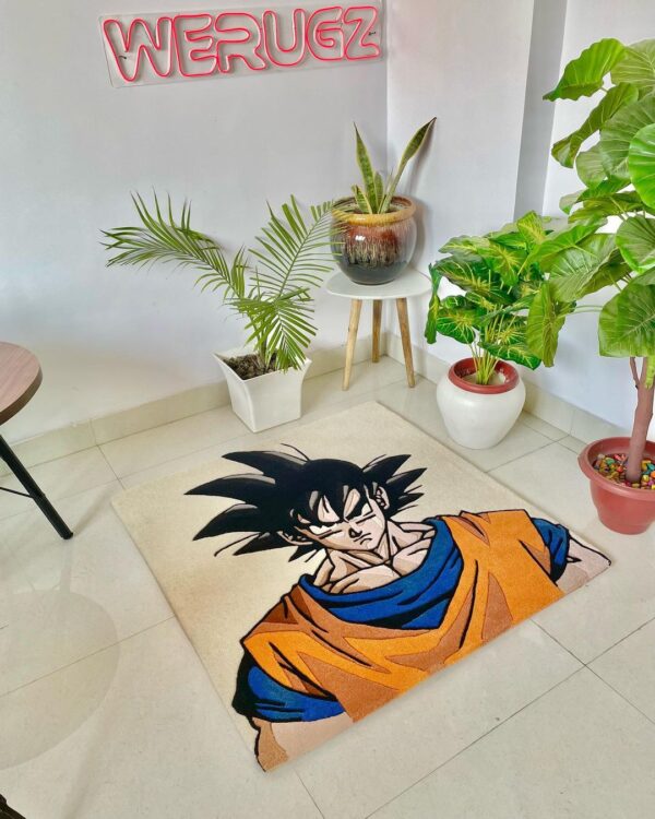 Goku Portrait Rug by WeRugz - Image 7