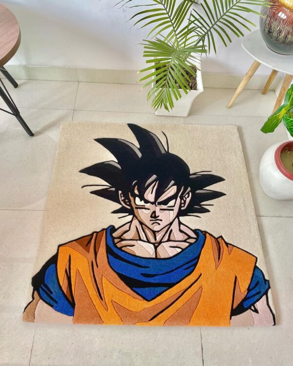 Goku Portrait Rug by WeRugz