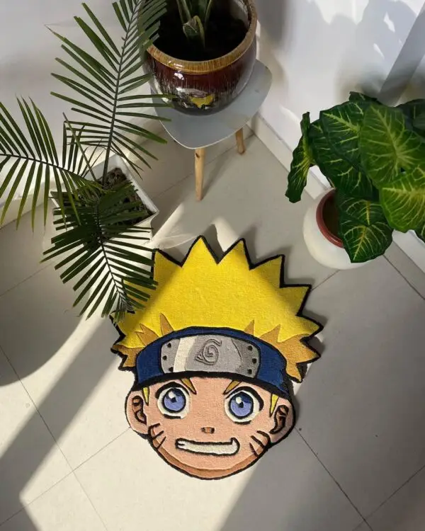 Kid Naruto Face Rug by WeRugz