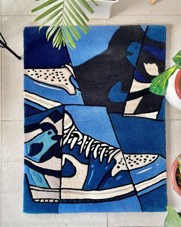 BLUE HUES Rug by WeRugz - Image 3