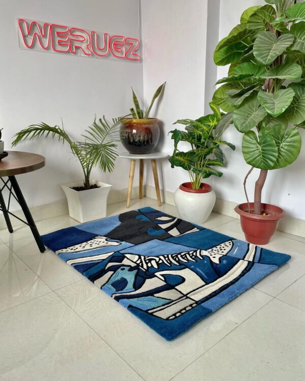 BLUE HUES Rug by WeRugz - Image 4