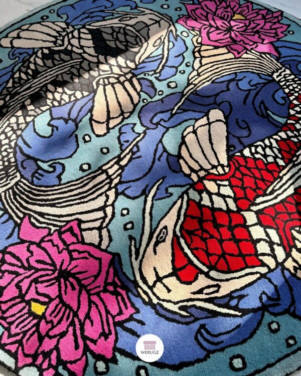 KOI FISH YIN YANG RUG - Image 3