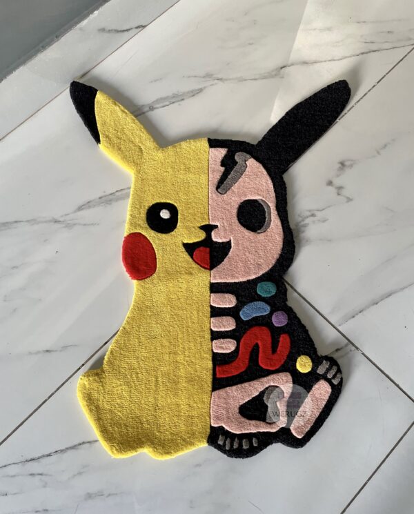 PIKACHU 3d SKELETON RUG by WeRugz - Image 5
