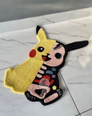 PIKACHU POKEMON SKELETON RUG BY WERUGZ