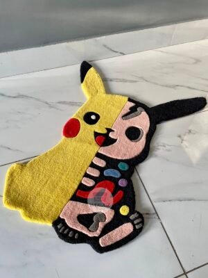 PIKACHU POKEMON SKELETON RUG BY WERUGZ