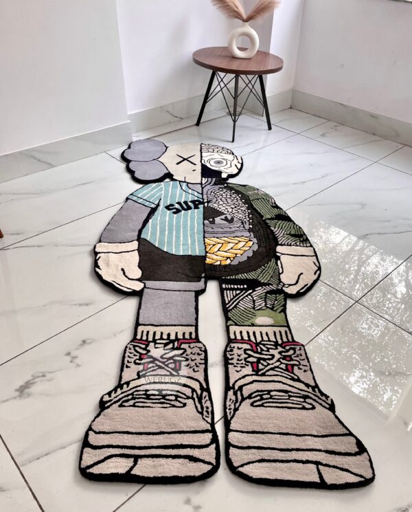 KAWS HALF SKELETON RUG - Image 3