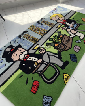 Luxury Money Art Hand Tufted Rug by WeRugz
