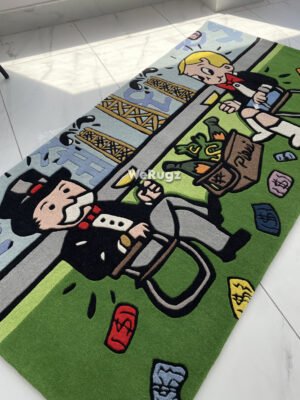 Luxury Money Art Hand Tufted Rug by WeRugz