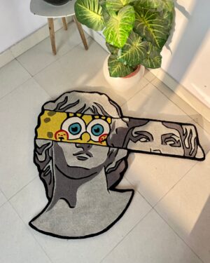 Sponge Character Greek Hand Tufted Rug by WeRugz