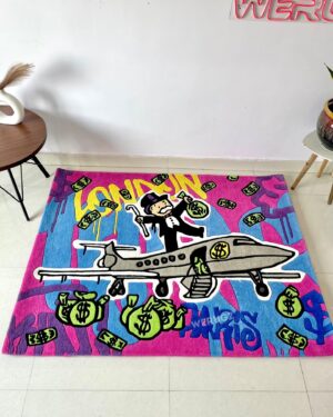 Luxury Money Art Hand Tufted Rug by WeRugz