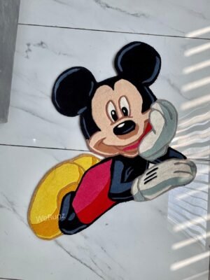 Cartoon Character Mouse Hand Tufted Rug by WeRugz