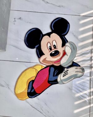 Cartoon Character Mouse Hand Tufted Rug by WeRugz
