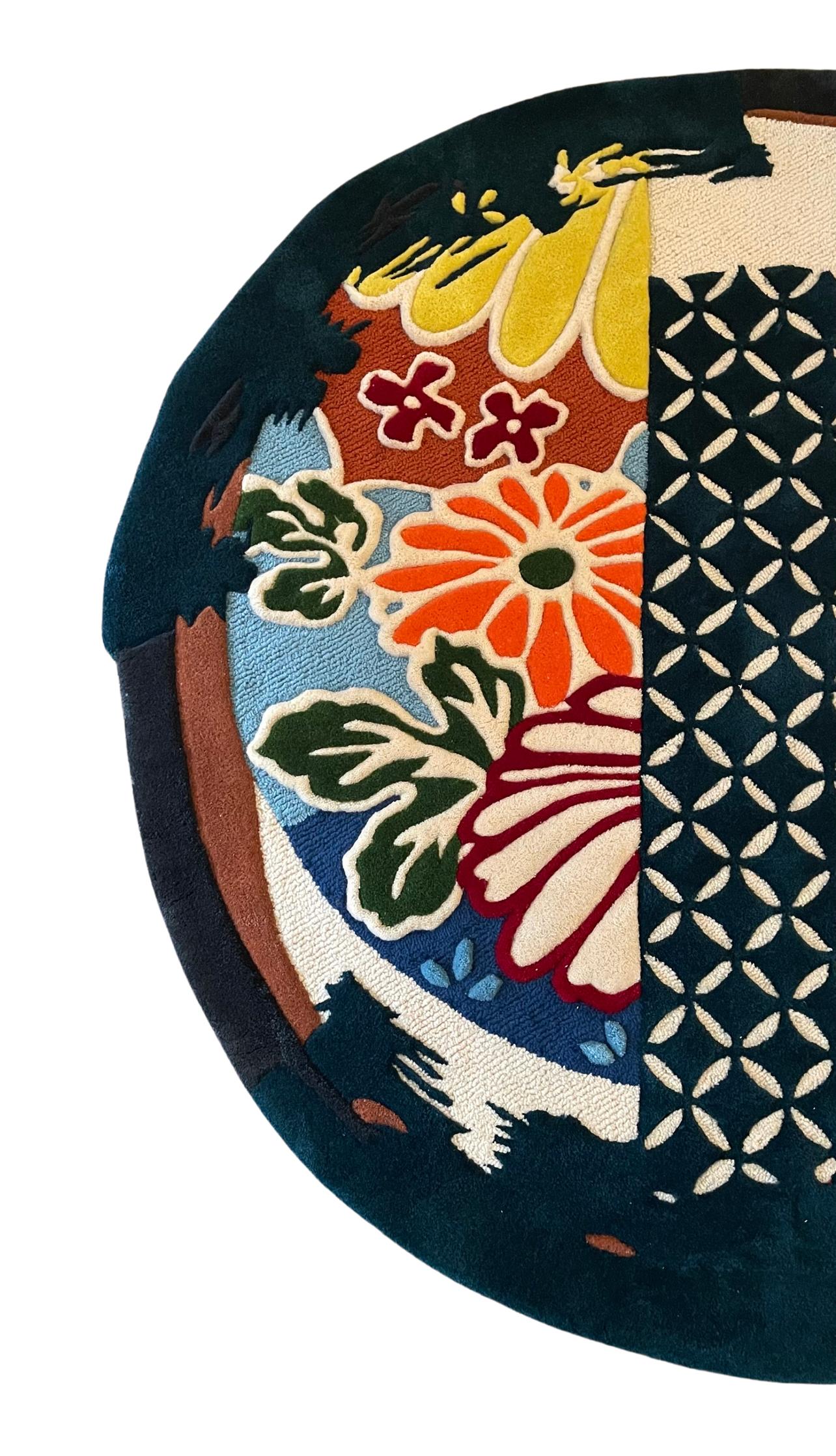 Japanese Art Hand Tufted Rug by WeRugz - Image 5