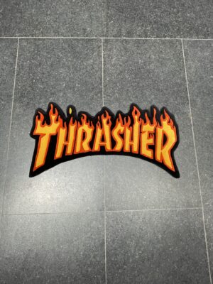 Streetwear Brand Logo Hand Tufted Rug by WeRugz