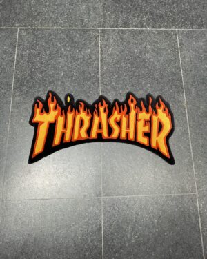 Streetwear Brand Logo Hand Tufted Rug by WeRugz