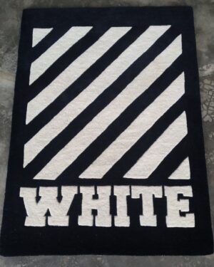 White Stripes Hand Tufted Rug by WeRugz