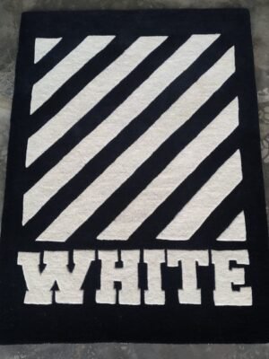 White Stripes Hand Tufted Rug by WeRugz