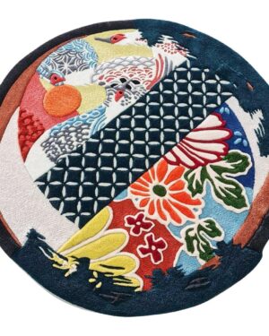 Japanese Art Hand Tufted Rug by WeRugz