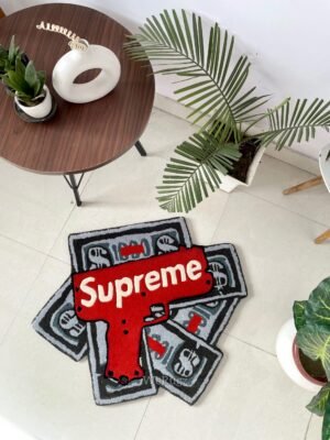 Money Gun Hand Tufted Rug by WeRugz