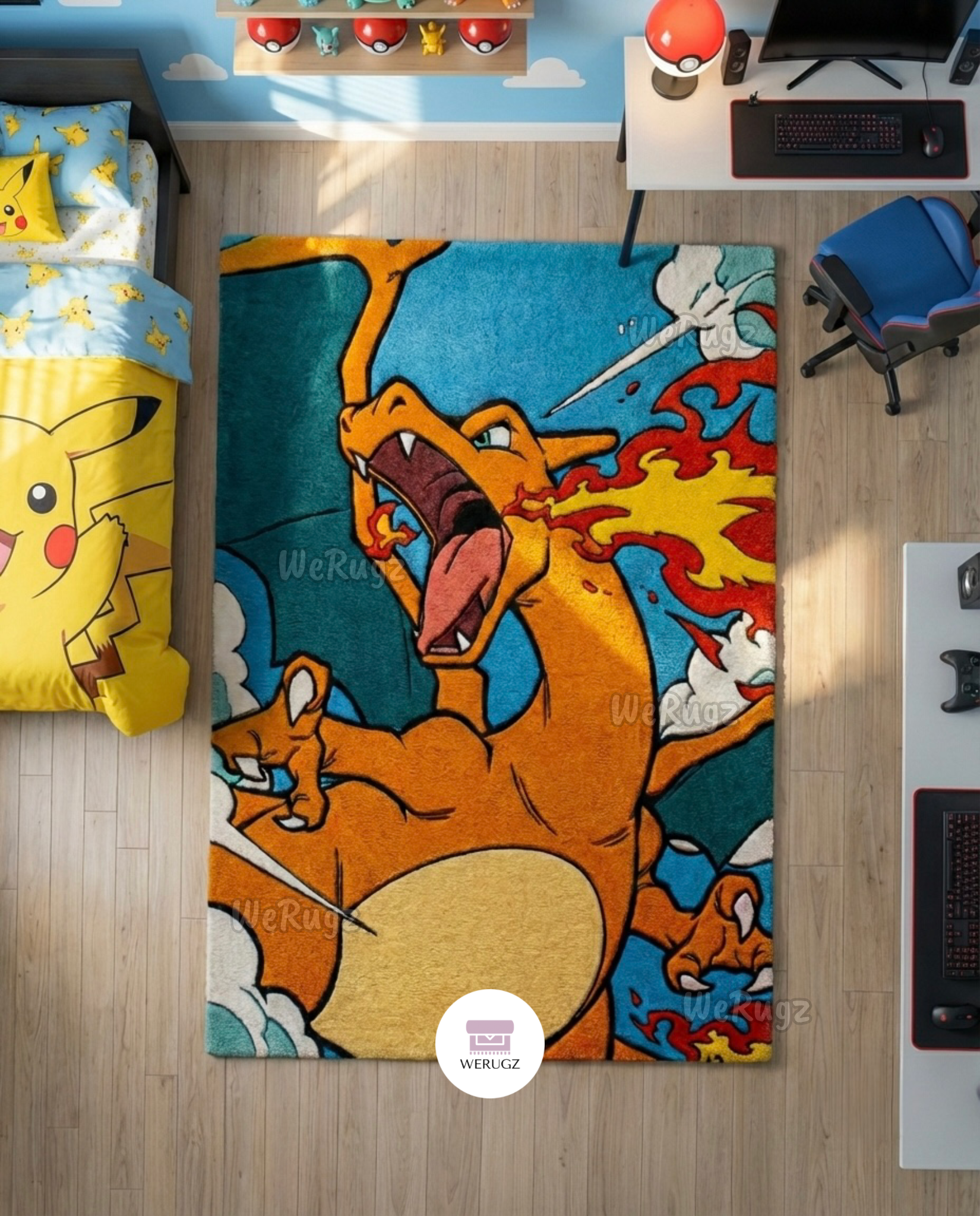 Legendary Dragon Hand Tufted Rug by WeRugz - Image 4